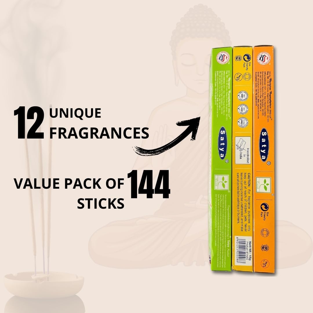 Satya Natural Incense Sticks Assortment (Satya Set B)