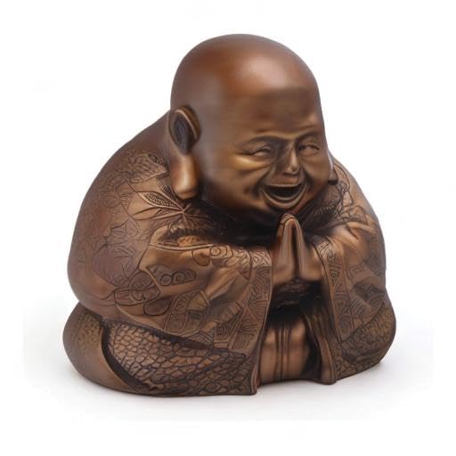 Majestic and Cheerful Happy Buddha (Bronze)