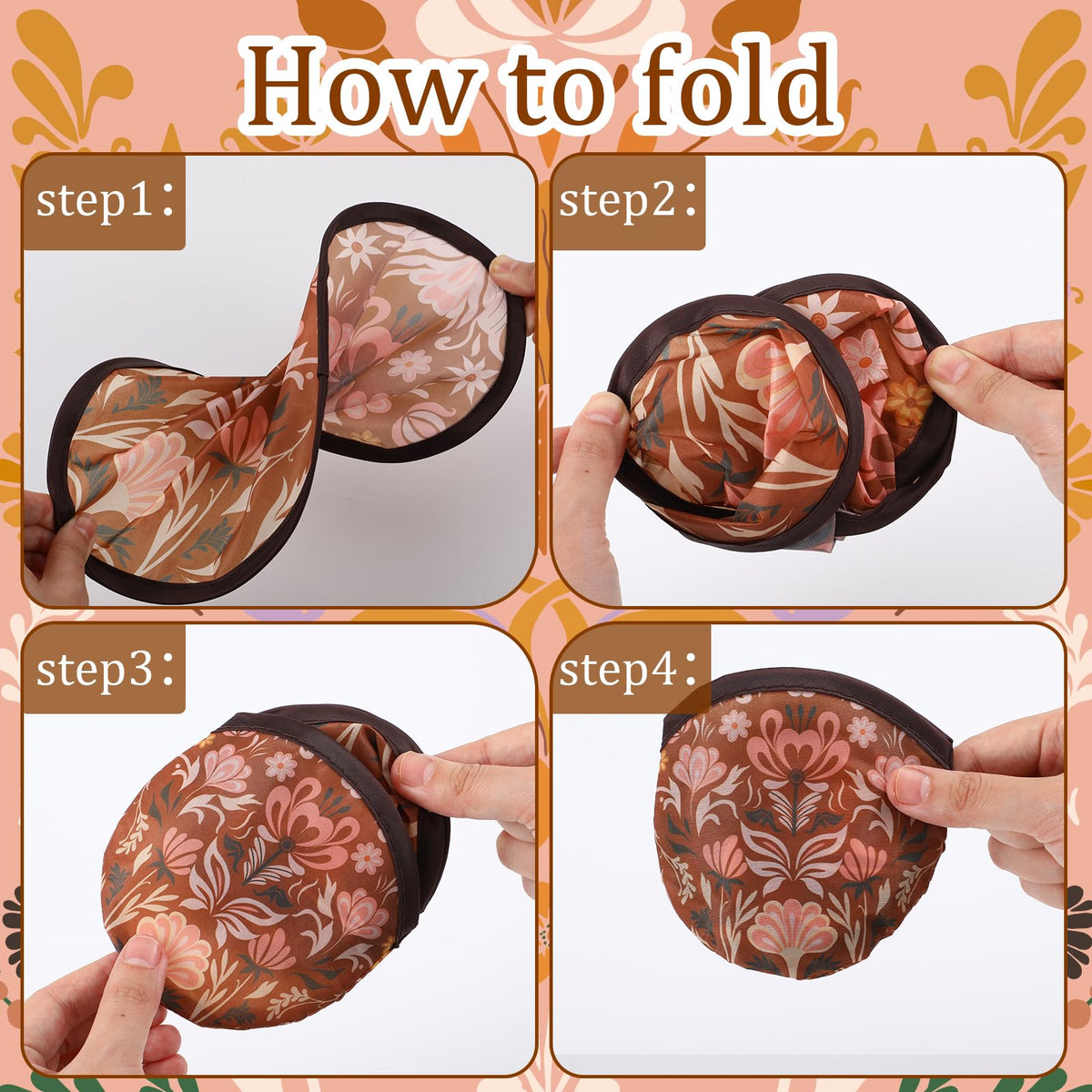 24 Pcs Dawn Dusk Foldable Flying Disc Fans (Dawn Dusk)