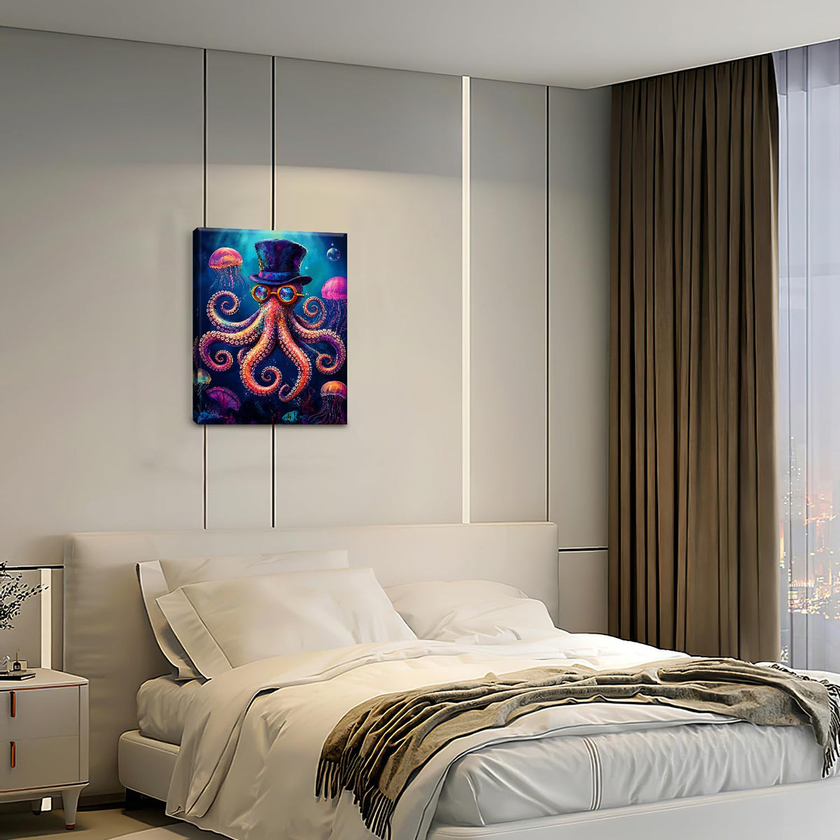Octopus Wall Art (Octopus 1 / 20L" x 16W")