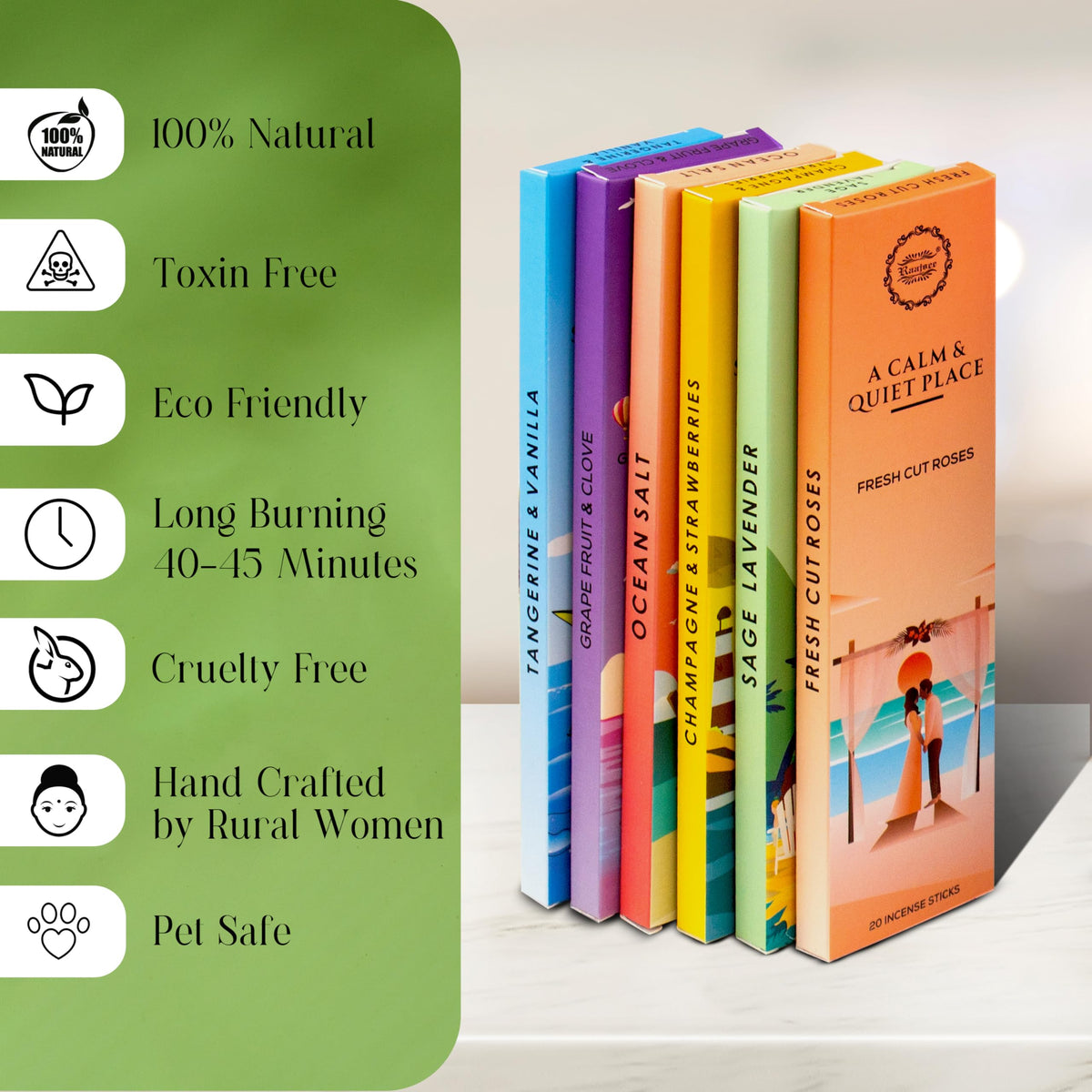 Incense Sticks Natural (Island Retreat)