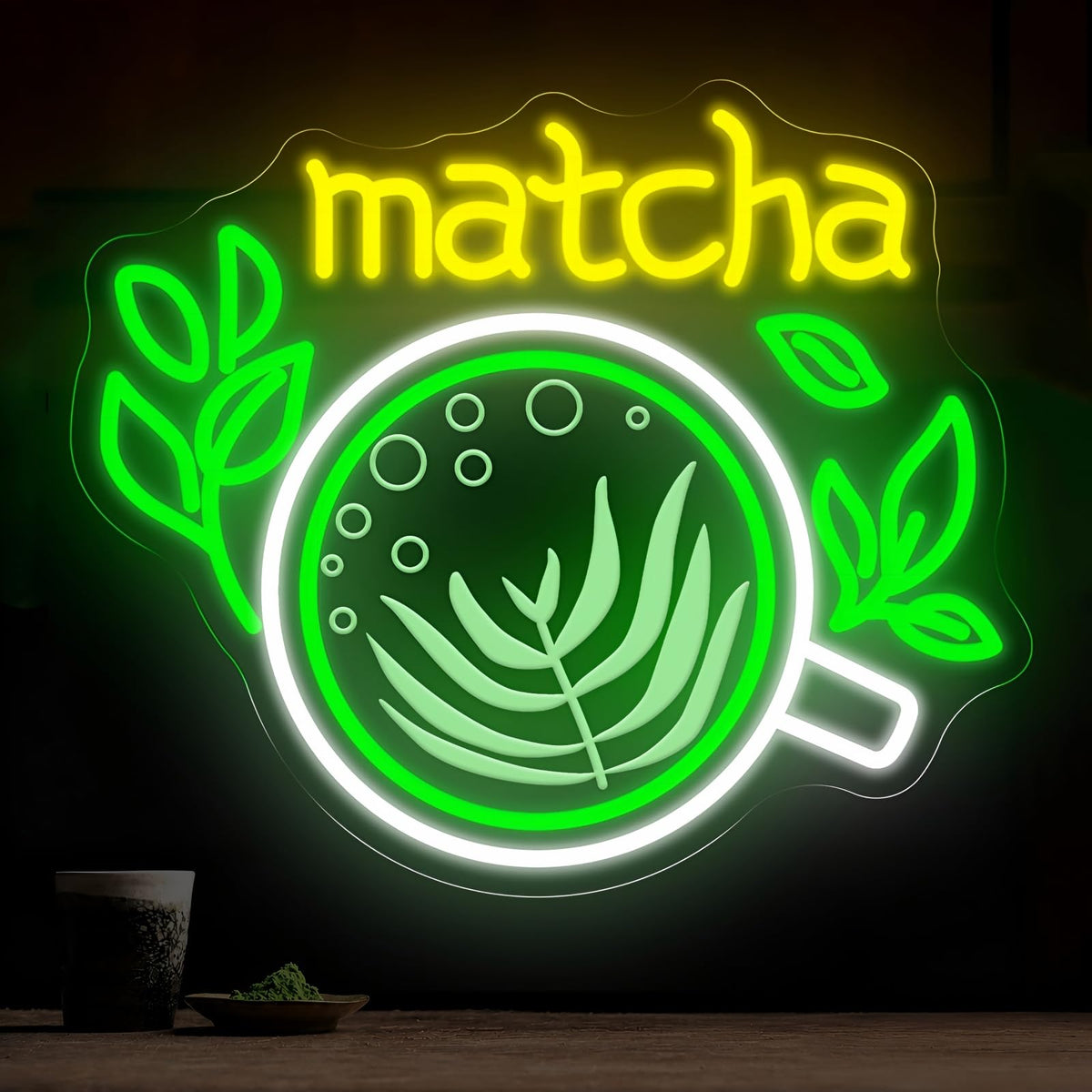 Matcha Neon Sign (Matcha Tea)