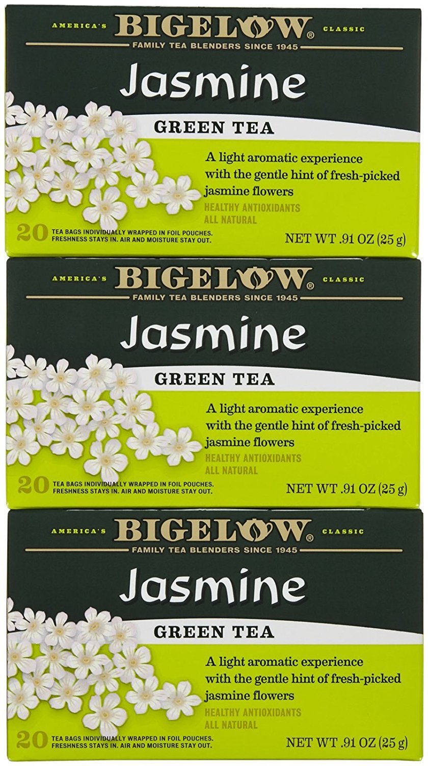Bigelow Jasmine Green Tea Bags (20 Count (Pack of 3))