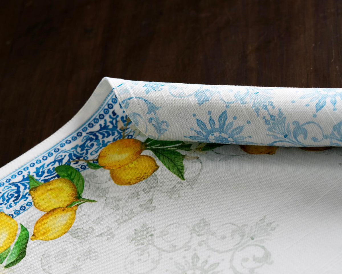 Placemats Set of 4 Reusable 100% Cotton (100 - Cedrat / 13" X 19" (Pack of 4))