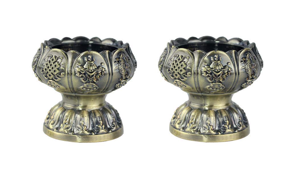 Lotus Flower Tealight Holder (Bronze)
