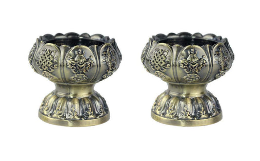 Lotus Flower Tealight Holder (Bronze)