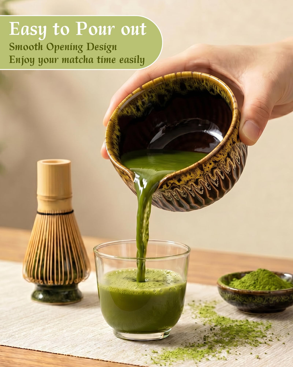 Matcha Whisk Set (Yellow)