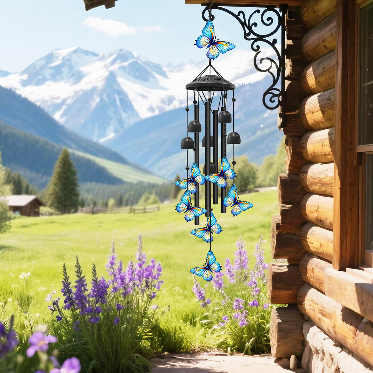 Butterfly Wind Chimes for Outside