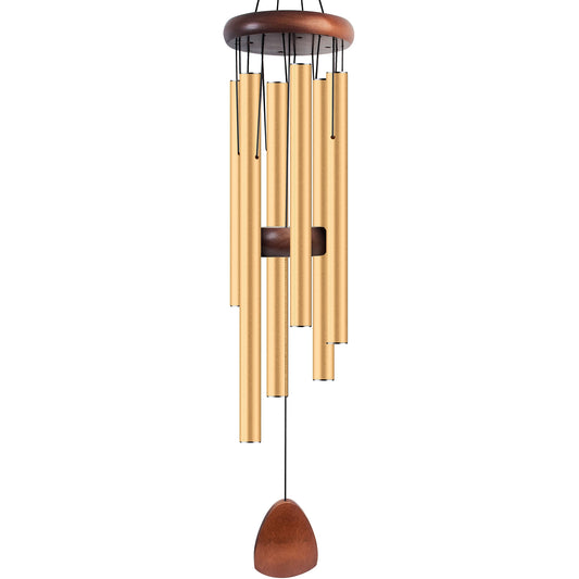 37" Aluminum Wind Chimes for Outside (Gold / Classic 37")