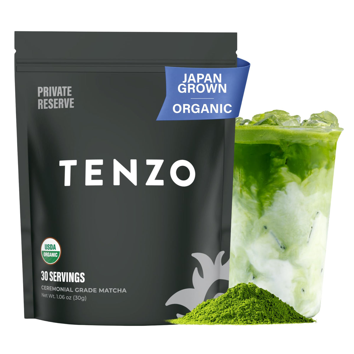 Tenzo Matcha Green Tea Powder (1.06 Ounce (Pack of 1))