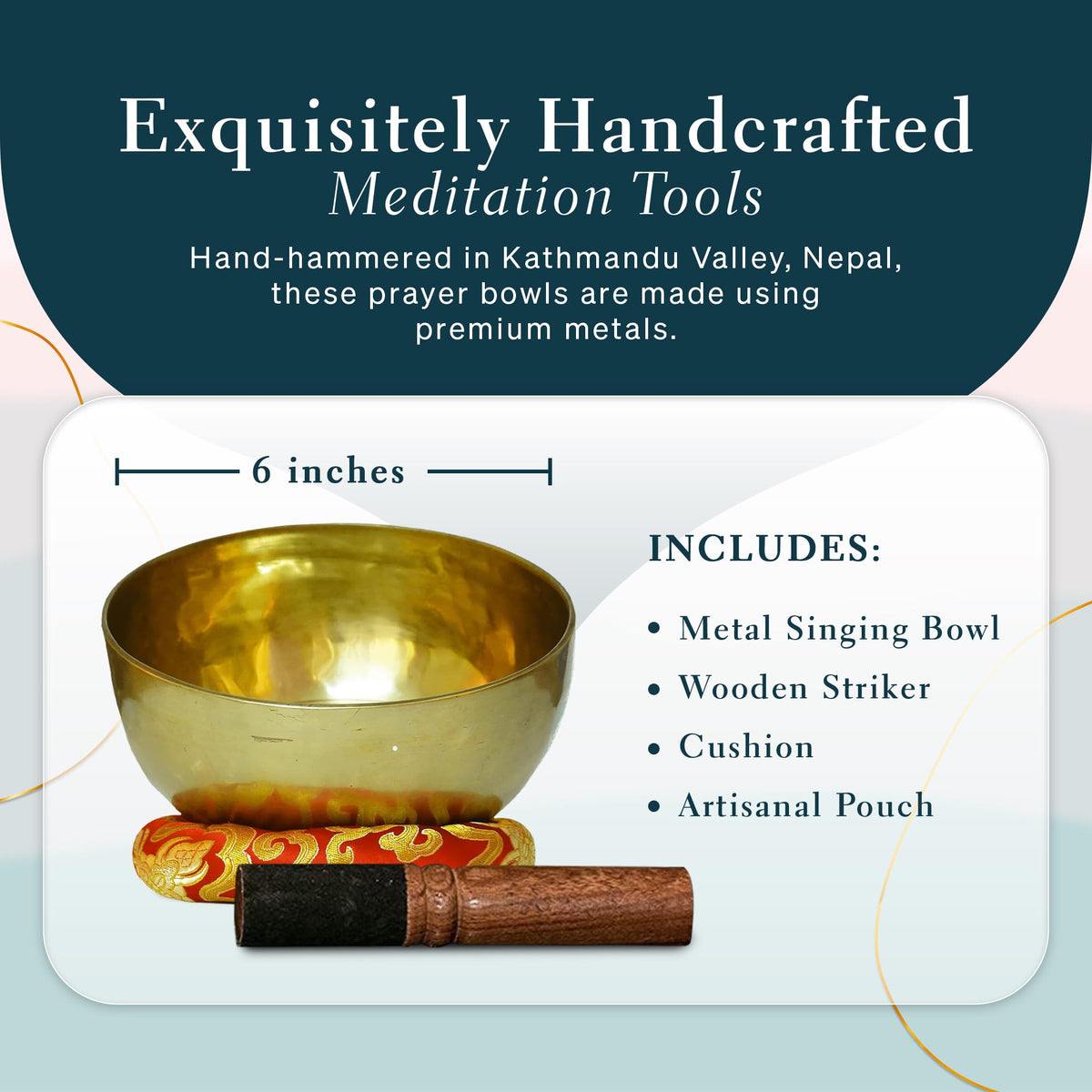 Tibetan Singing Bowl (6")
