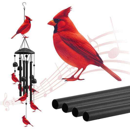 Cardinal Wind Chimes for Outside
