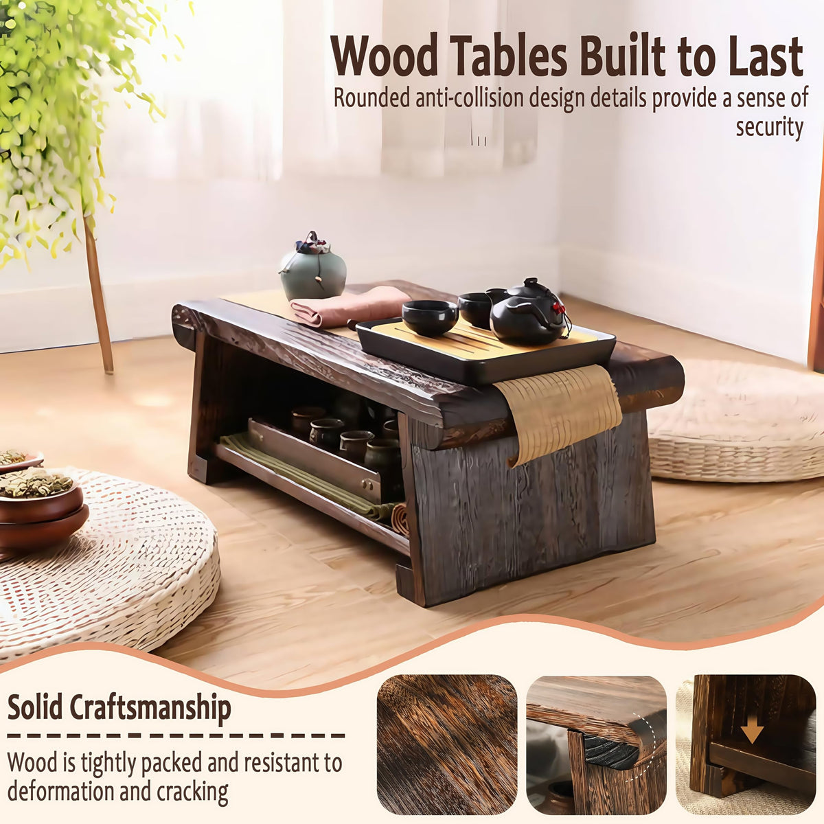 Folding Meditation Altar Table (50CM)
