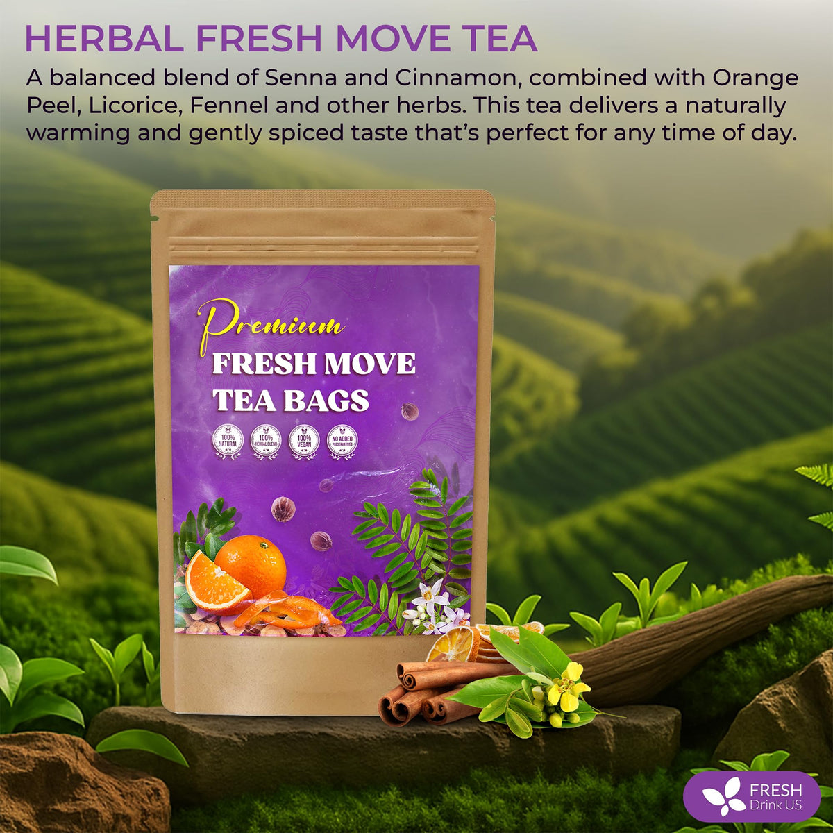 Fresh Move Tea (75 Tea Bags)