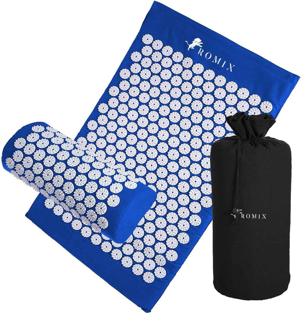 Acupressure Mat And Pillow Set (Blue)