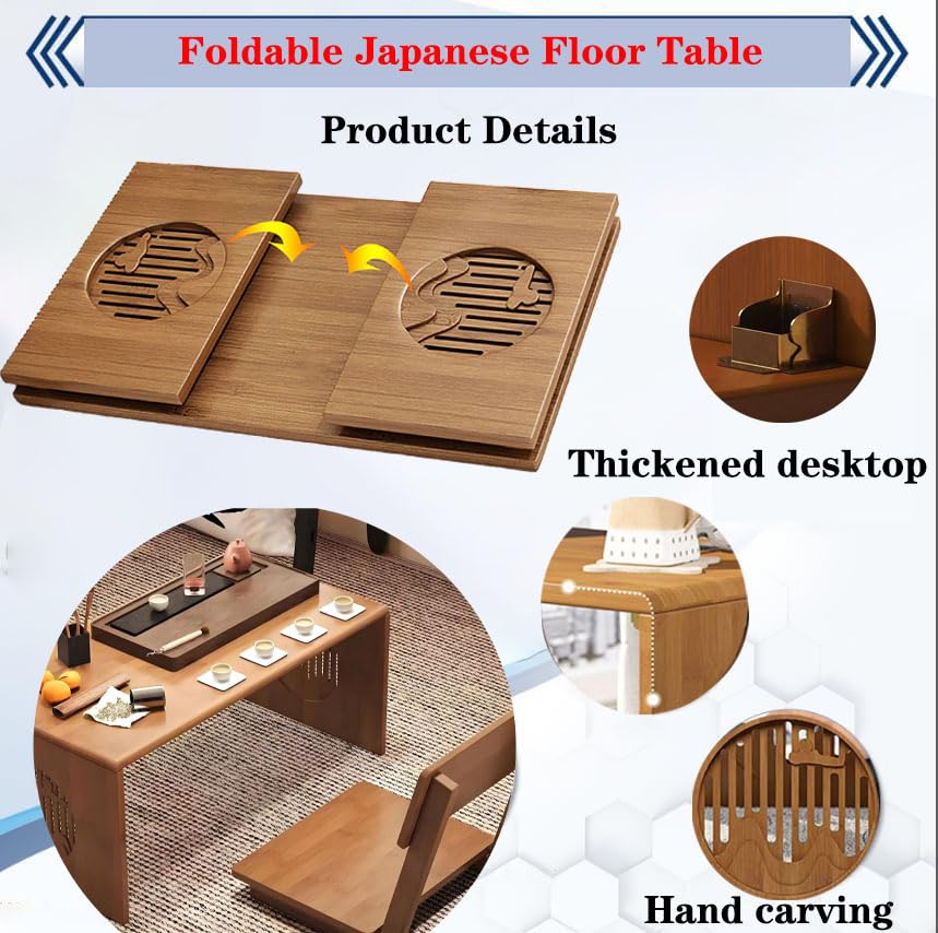 Japanese Folding Coffee Table Japanese Floor Table (A-39.4*14.5)