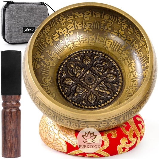 HandMade Meditation Singing Bowl (5 inch Buddha)