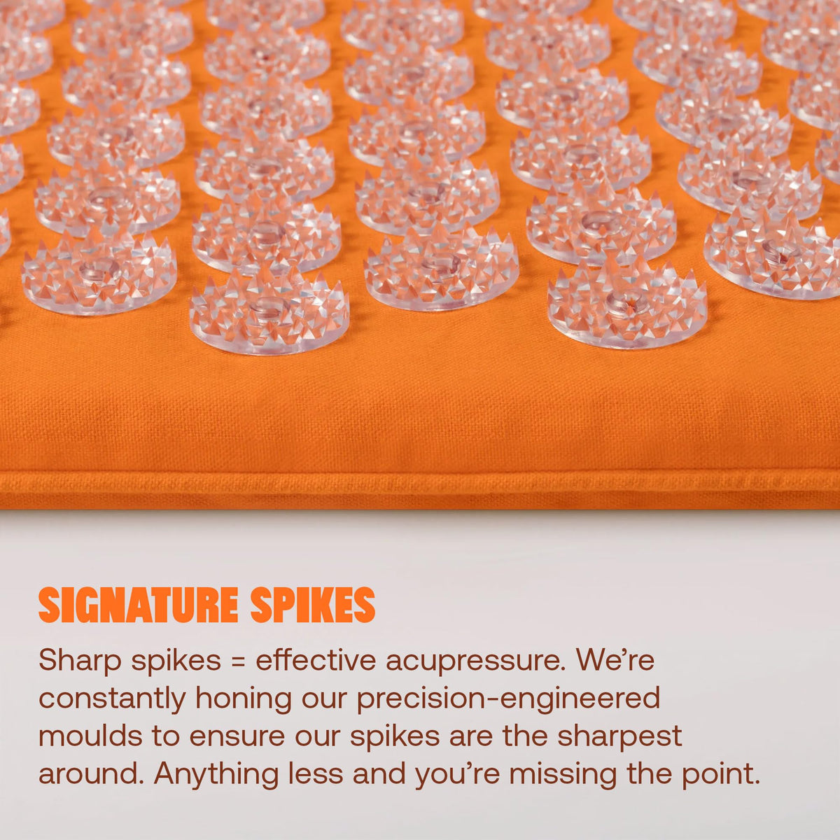 Acupressure Mat for Tension Release (Level 1 / Premium-amber)