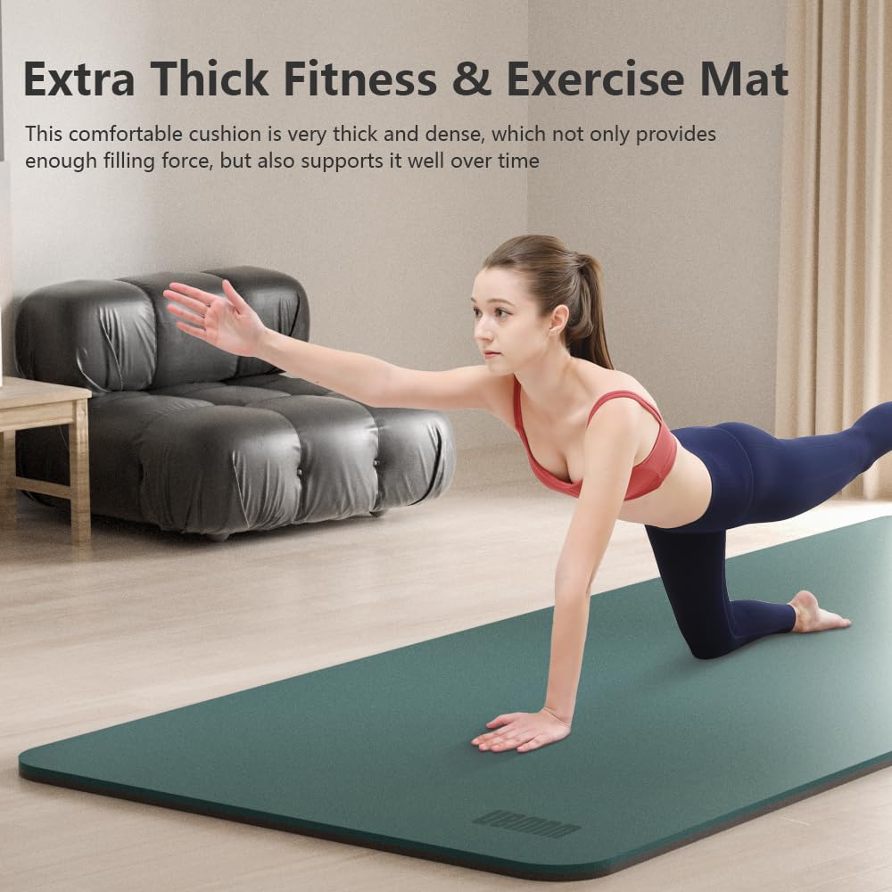 Yoga Mat 80cm Wide 1 (Dark Green)