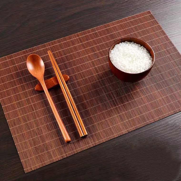 1PCS Dining Table Kitchen Placemat (Dark Brown)