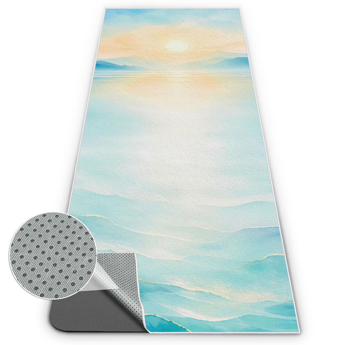 Yoga Mat Towel (Blue Sunset / Casual)