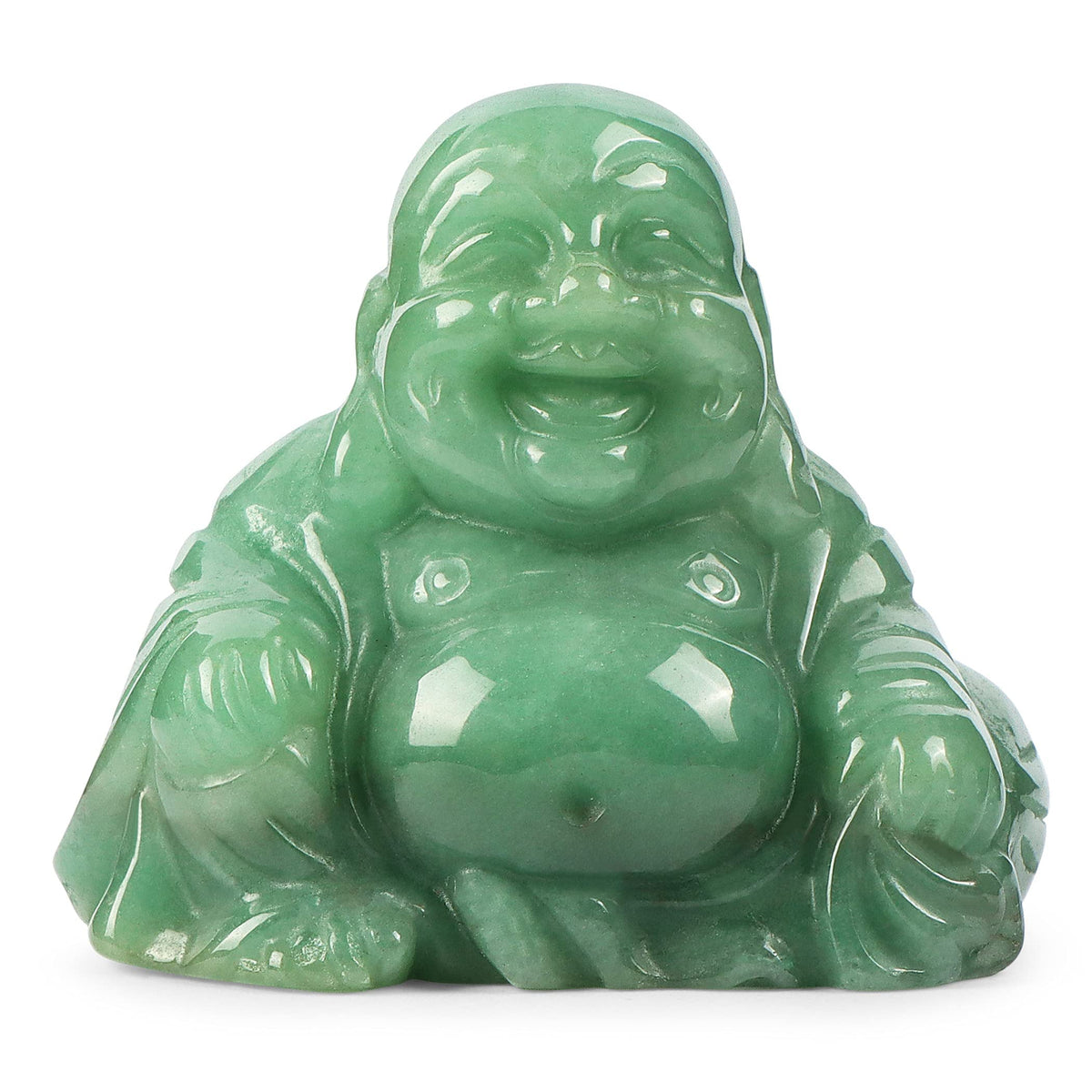 2 inch Laughing Buddha Statue (Obsidian)