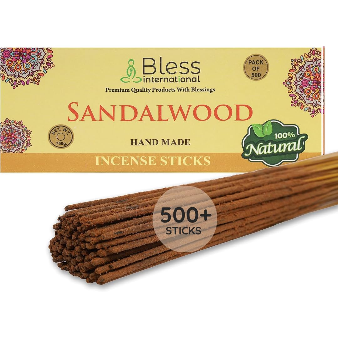 Bless Organic (Sandalwood / 500 Sticks (26 OZ/750 GM))