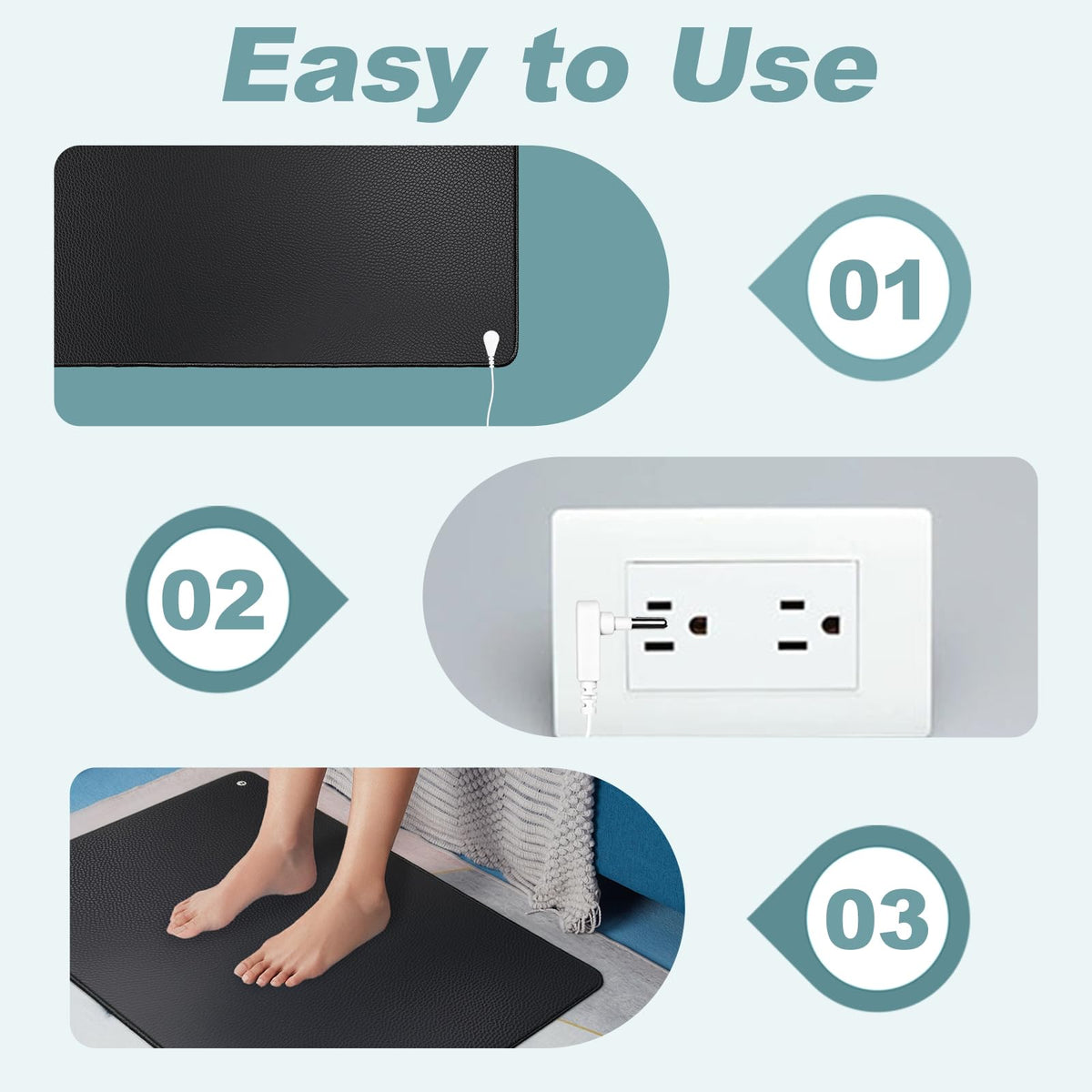 Grounding Mat Kit 35.4 x 23.6 Inches (35.4‘’x23.6'')