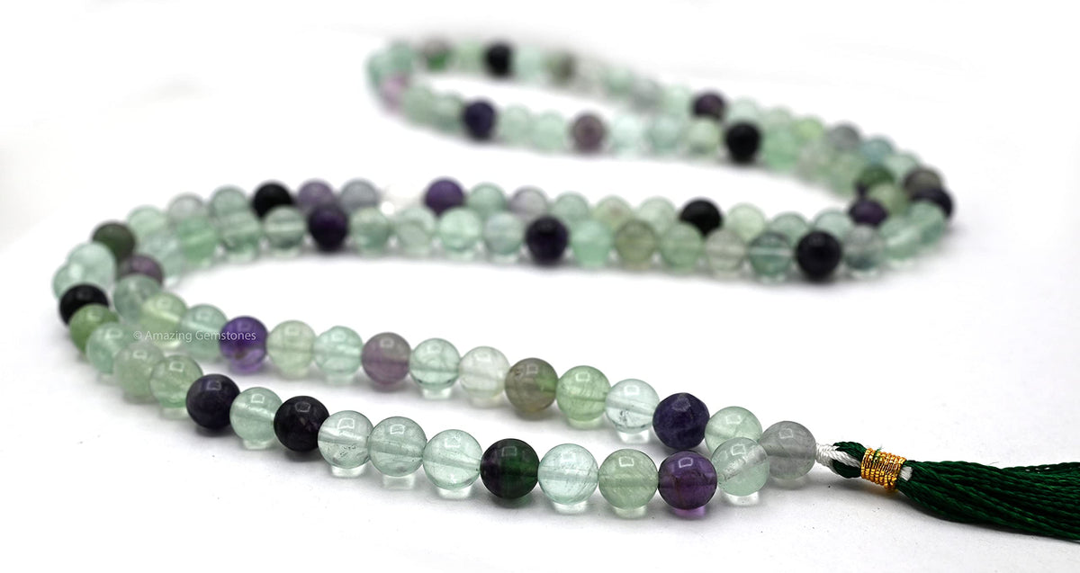 Fluorite Mala Beads (Fluorite / Plain)