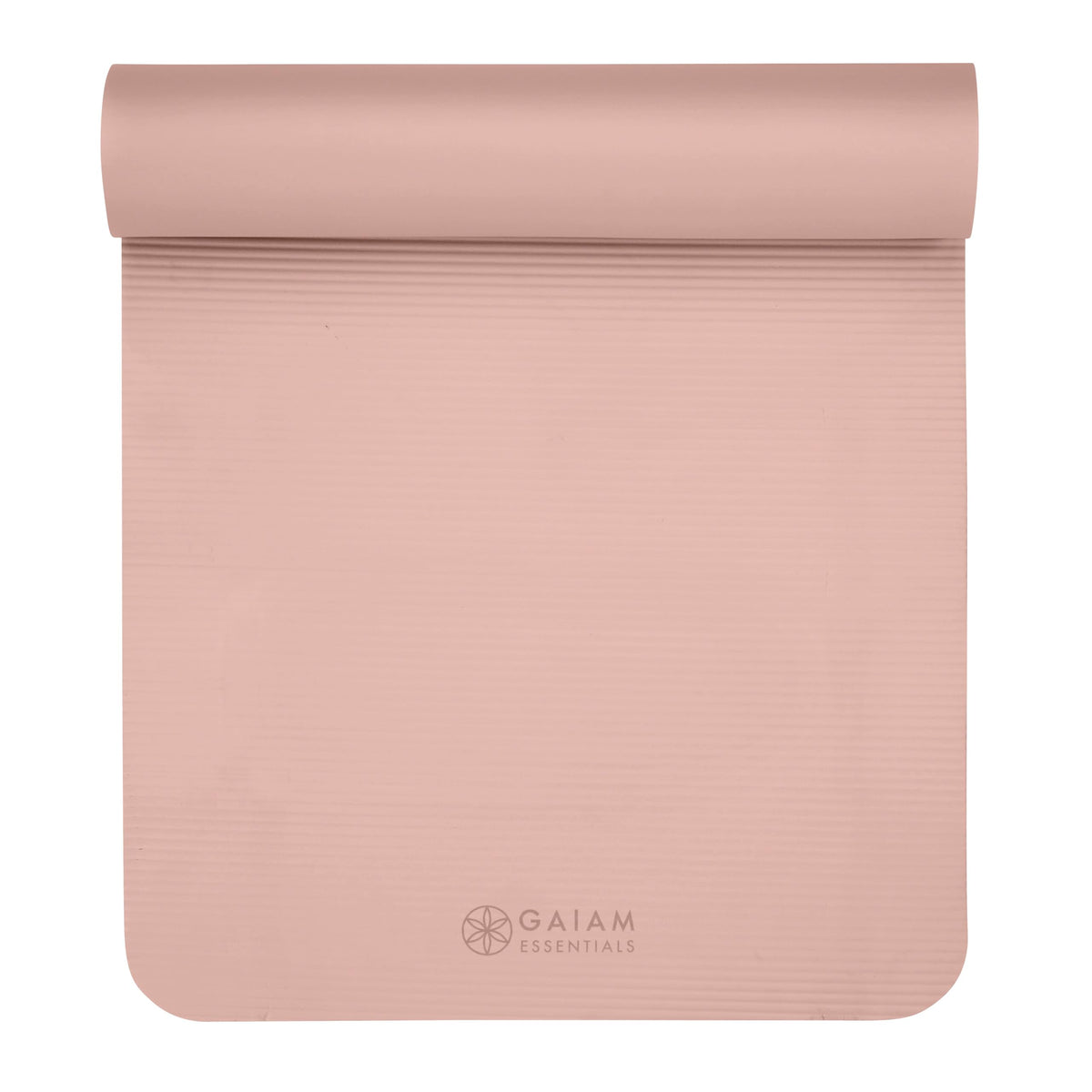 Essentials Thick Yoga Mat with Easy (French Rose / 2/5" (10MM))