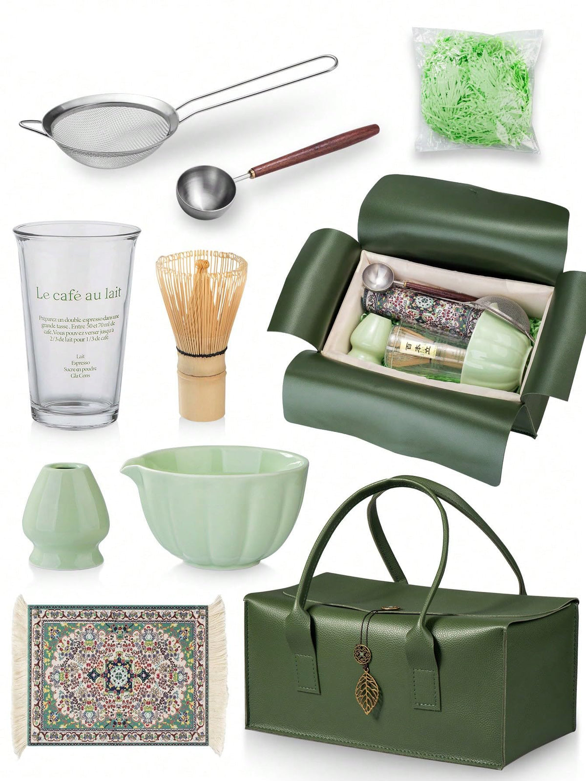 Matcha Whisk Set (Green)