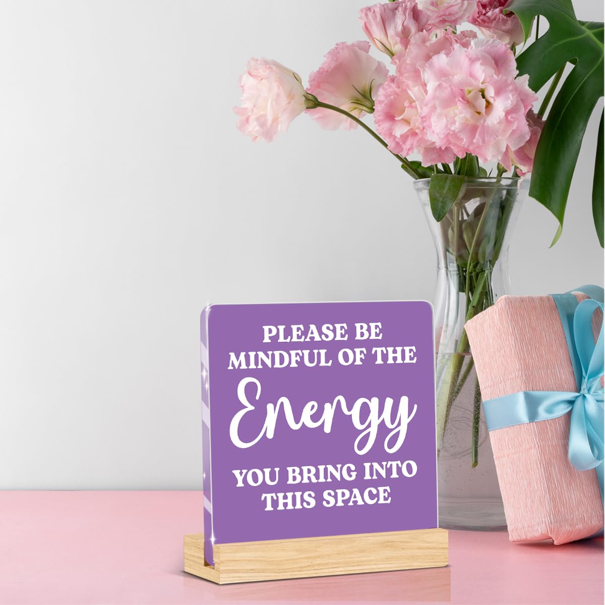 Purple Home Office Decor (Purple Please Be Mindful Of The Energy You Bring Into This Space)