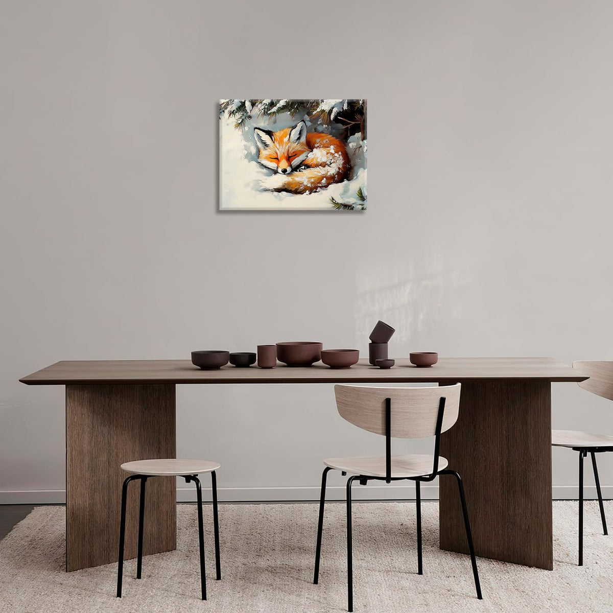 Fox Wall Art Fox Pictures Wall Decor (Fox3 / 20L" x 24W")
