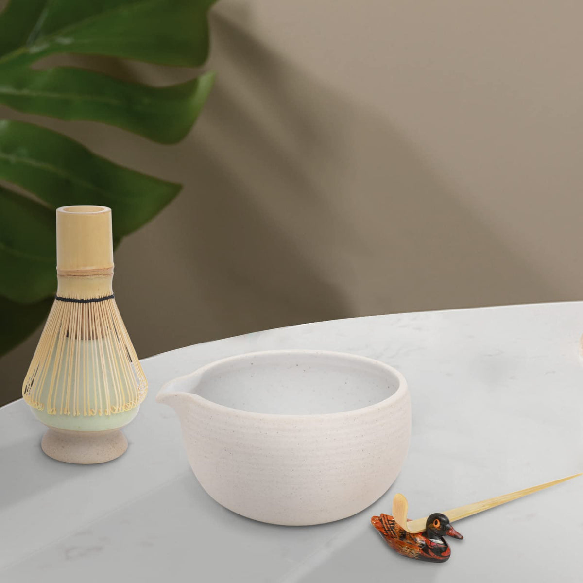 Japanese Matcha Tea Set (Grey Bowl)