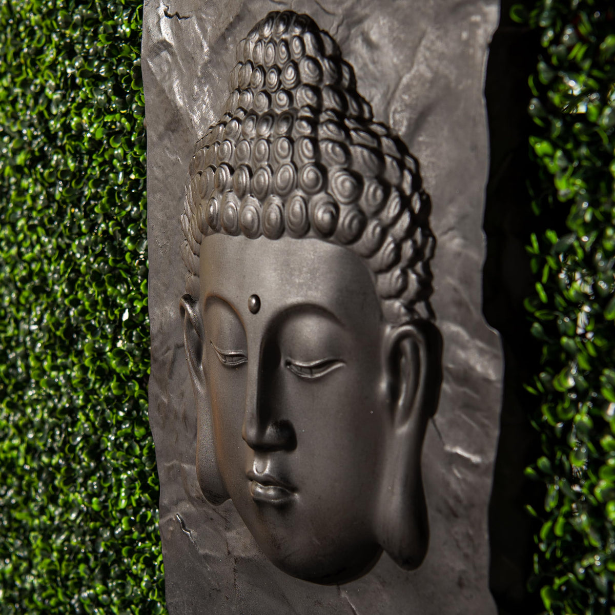 30" H Buddha Water Fountain (Black)