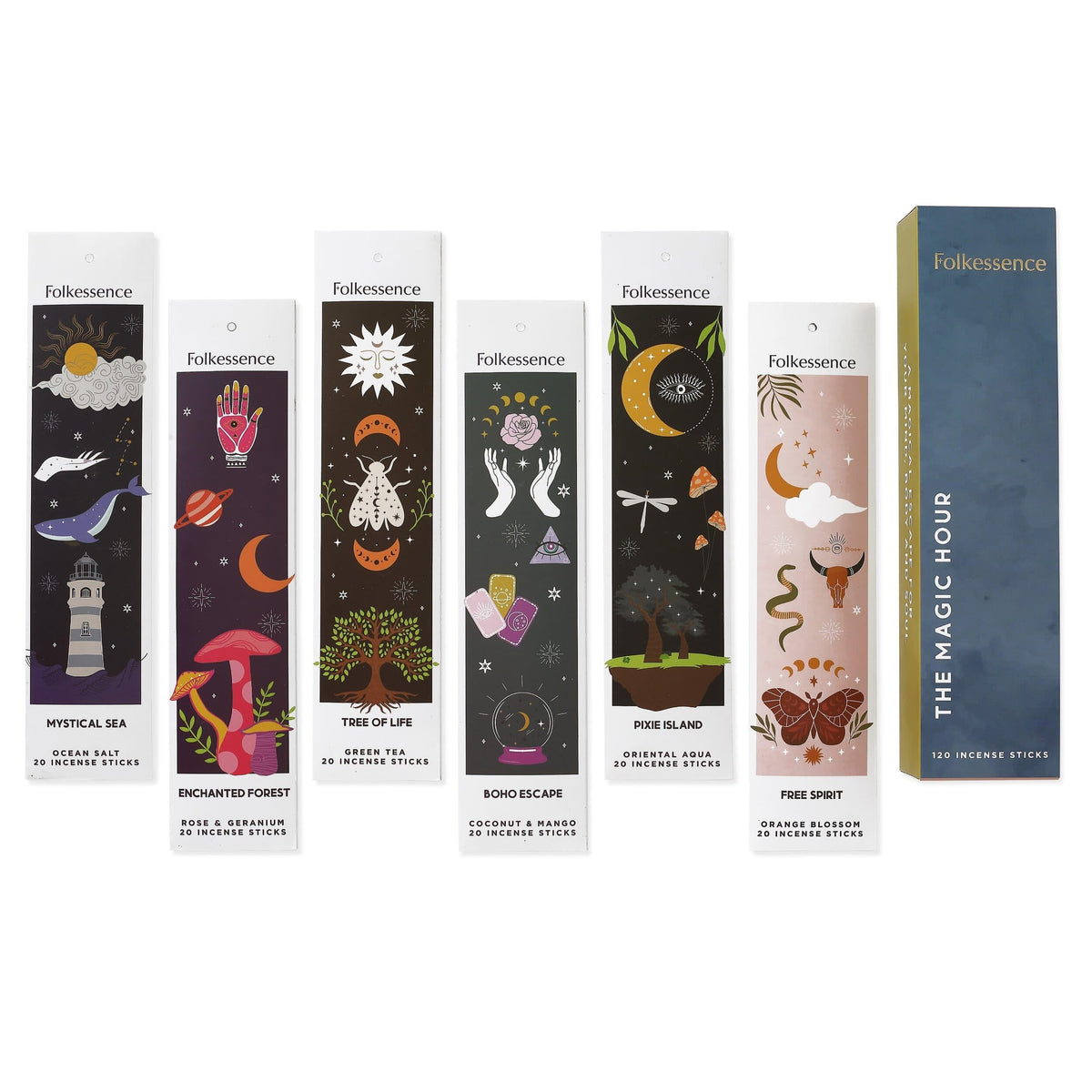 Premium Incense Sticks Coconut (Pack of 120)