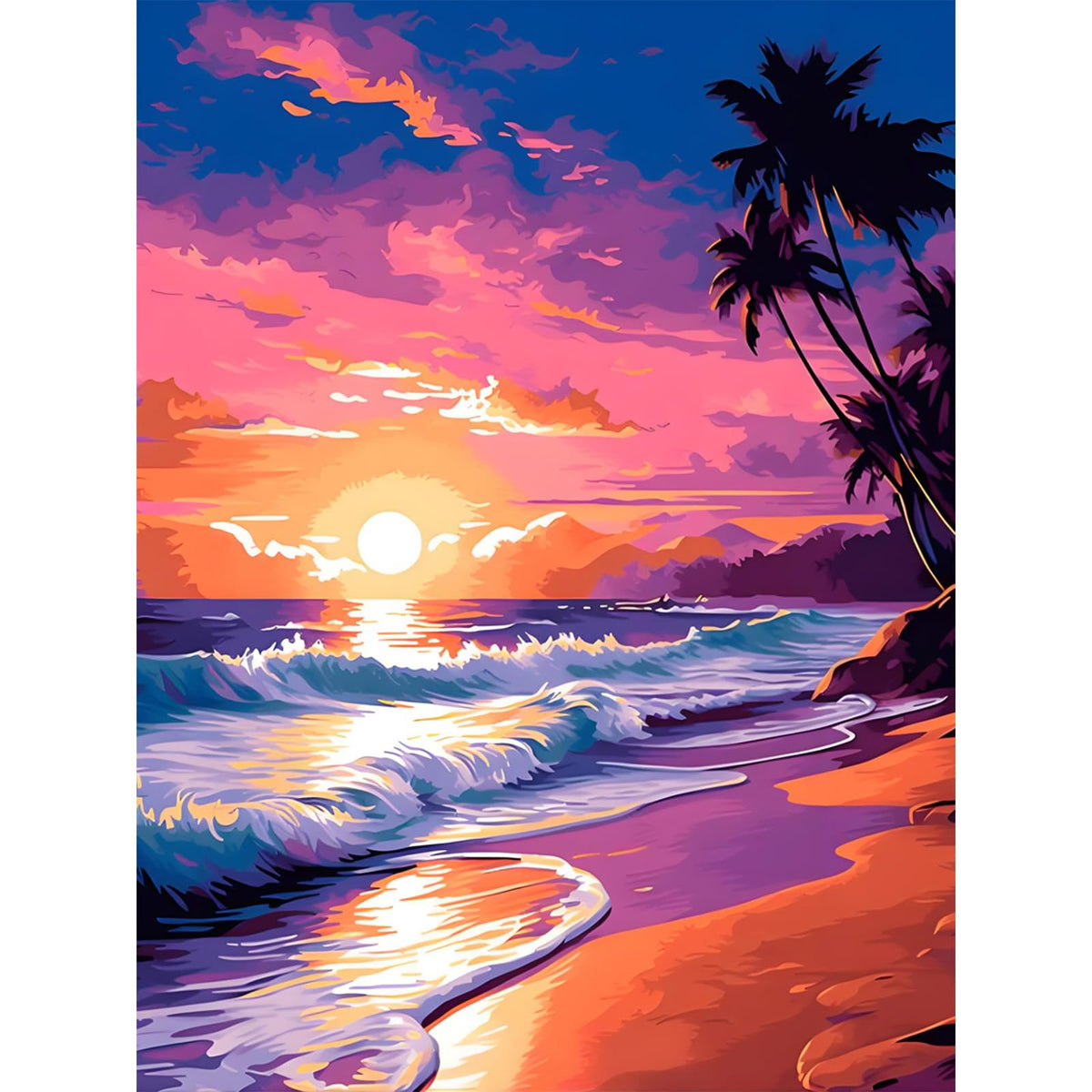 Diamond Art Kits for Adults Beach (LBDP1P05)