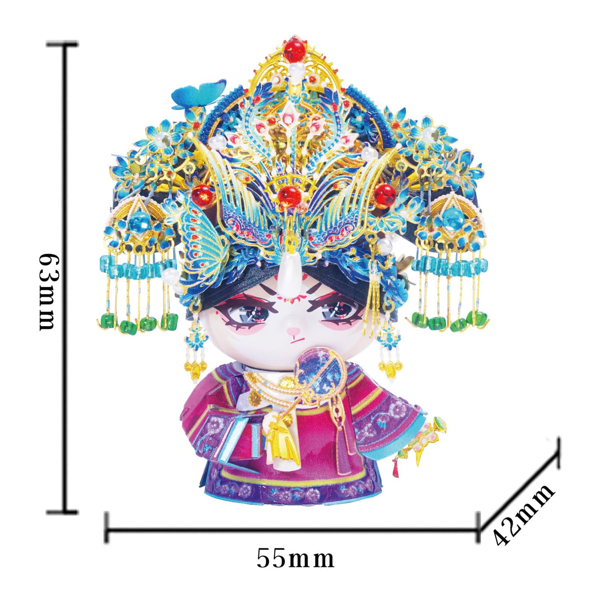 3D Metal Puzzles for Adult Building TV Series Empresses in the Palace Consort Hua Kitty (Consort Hua)