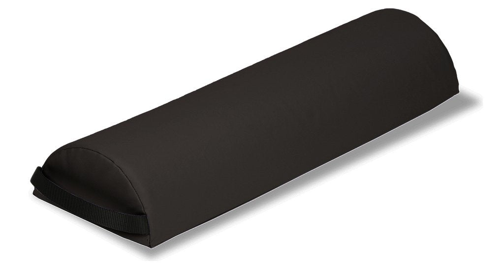 Massage Bolster Pillow Half Jumbo (Half Round Jumbo / Black)
