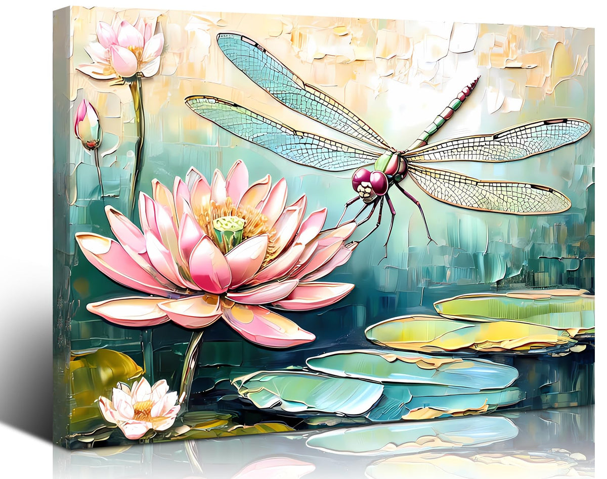 Framed Dragonfly Wall Art (Framed 12"X16"- Framed Dragonfly Wall Art)