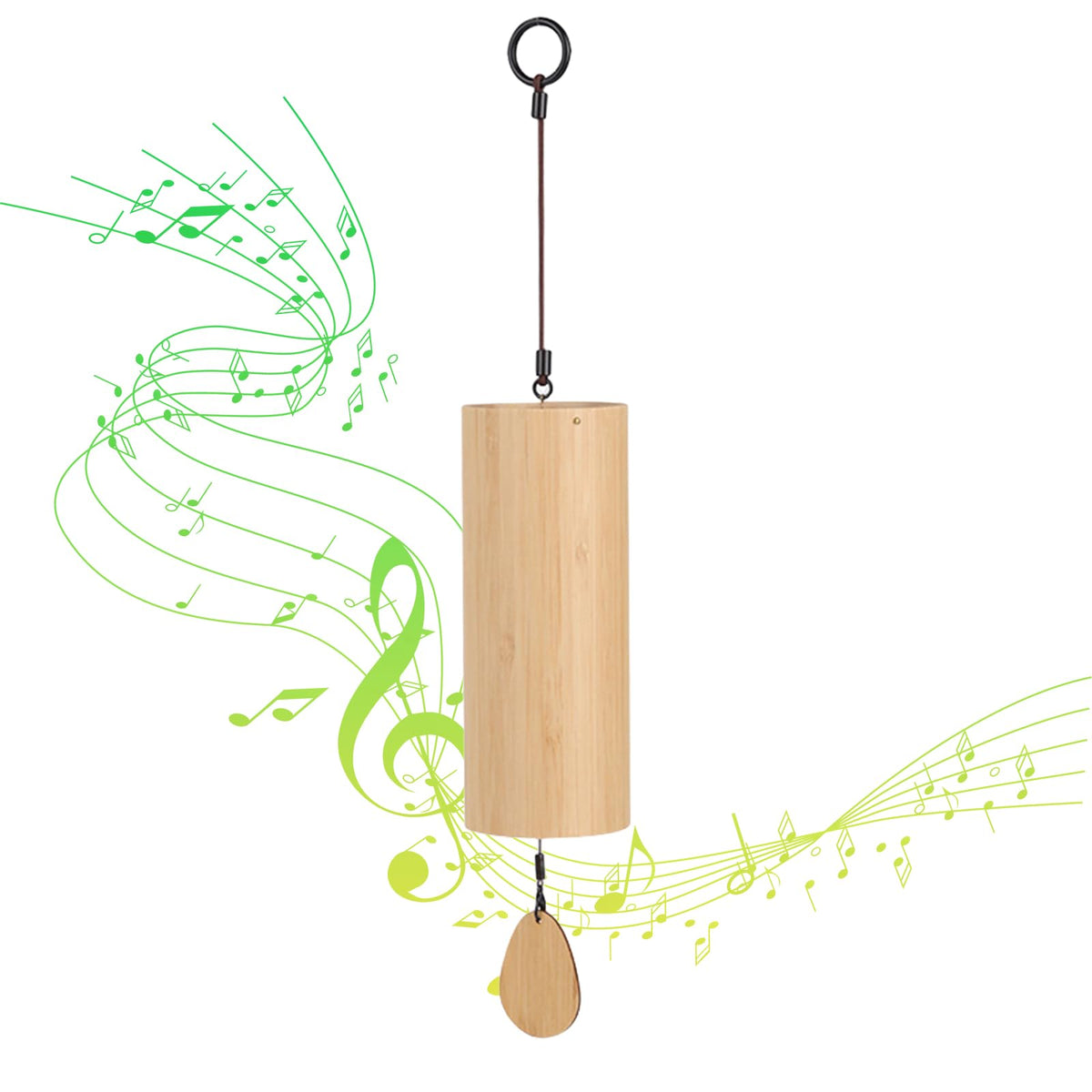Bamboo Wind Chimes for Sound Healing Windchime for Meditation Home & Garden Decoration as Gifts G