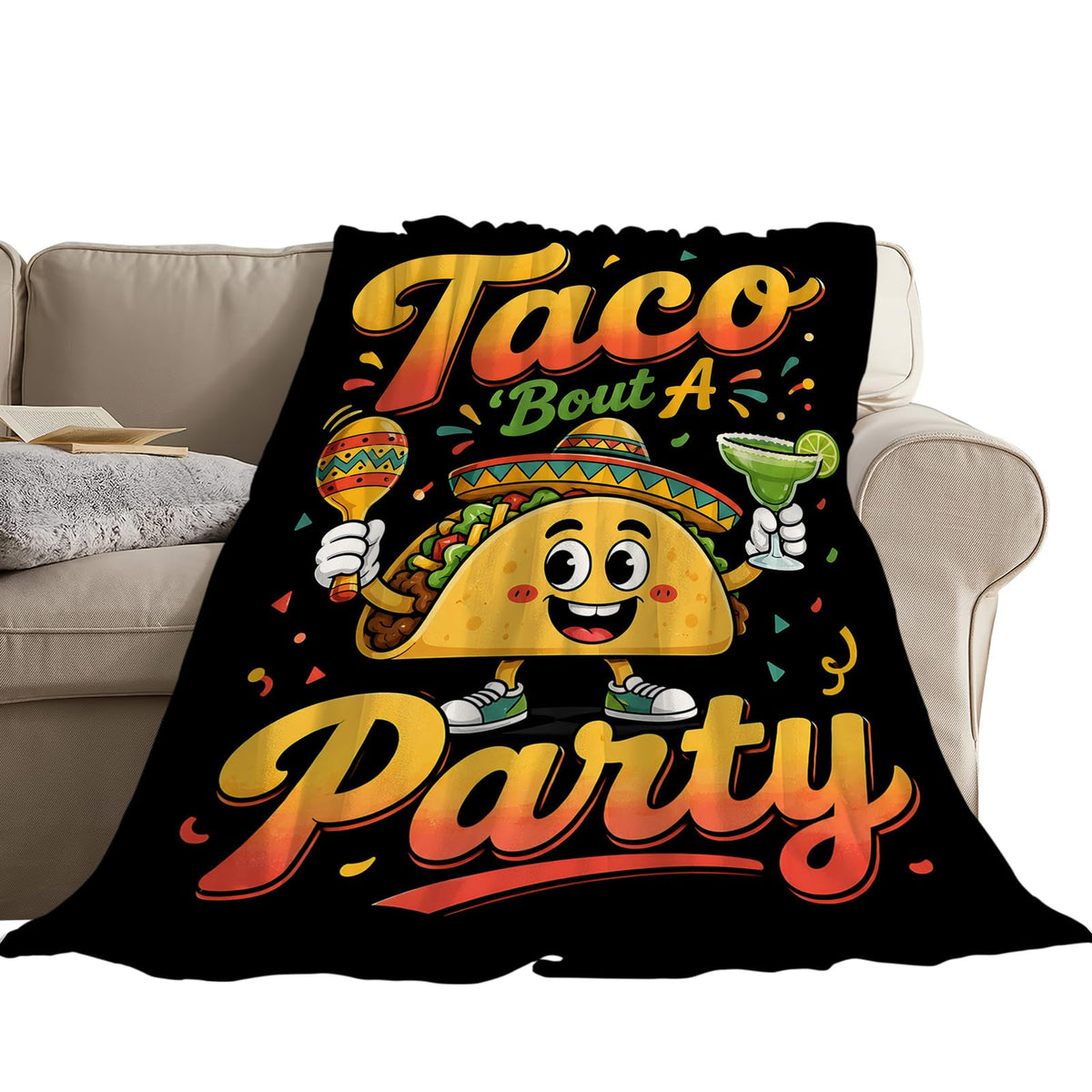 Funny Taco Blanket (60"x80" / Taco)